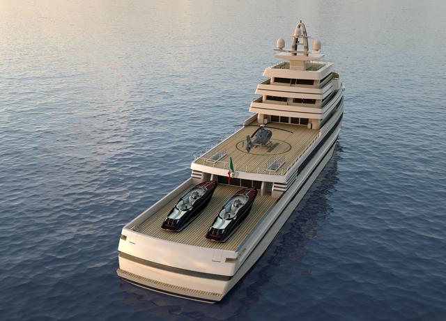Rosetti Superyachts 85m expedition supply vessel