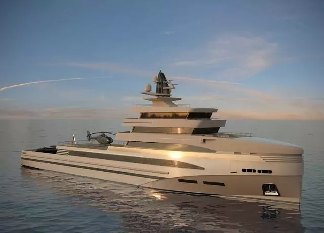 Rosetti Superyachts 85m expedition supply vessel