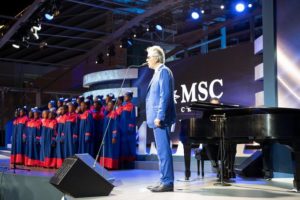 andrea bocelli MSC Seaside 