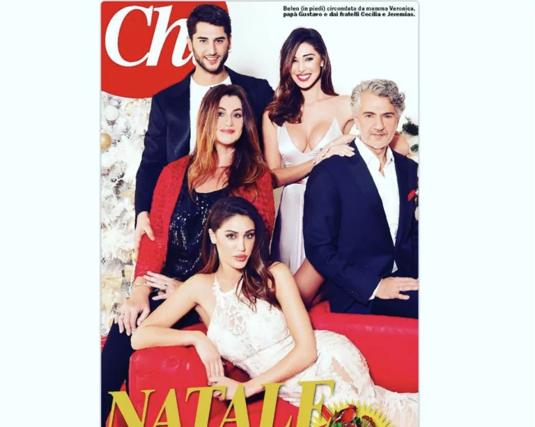 copertina chi famiglia belen rodriguez