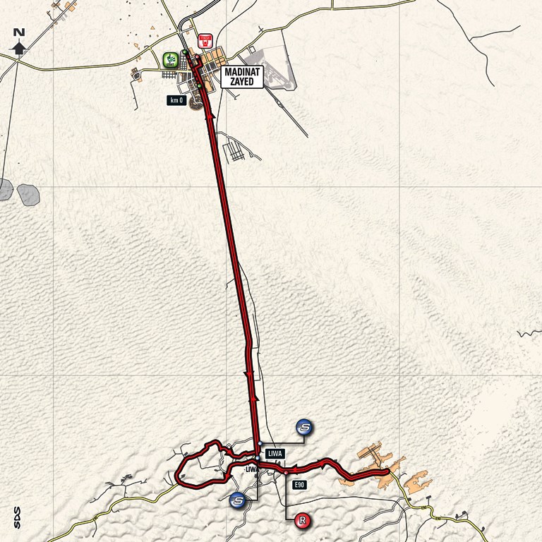 1 tappa Abu Dhabi Tour 2018