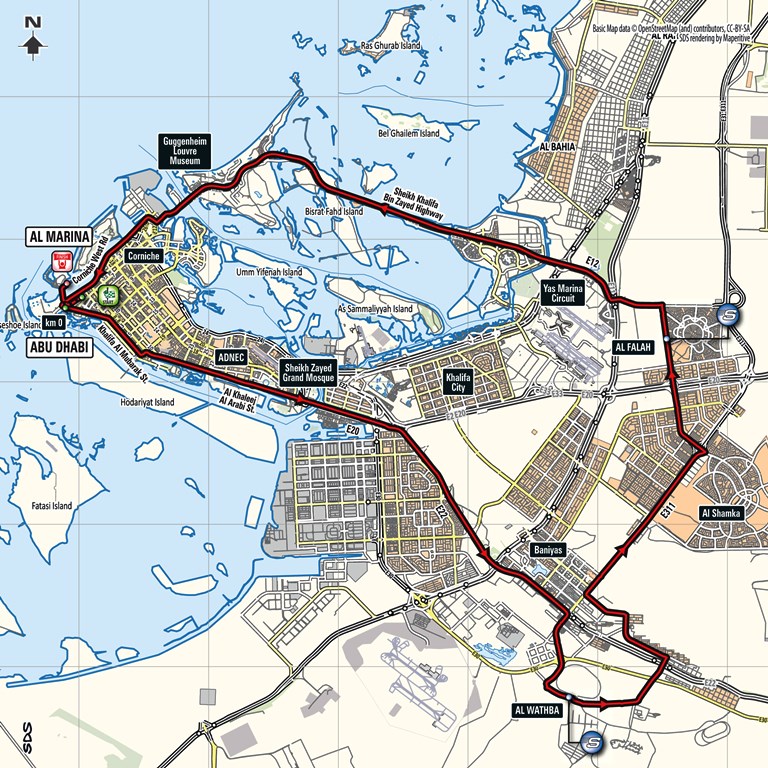 3 tappa Abu Dhabi Tour 2018