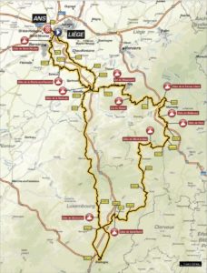 percorso liegi bastogne liegi