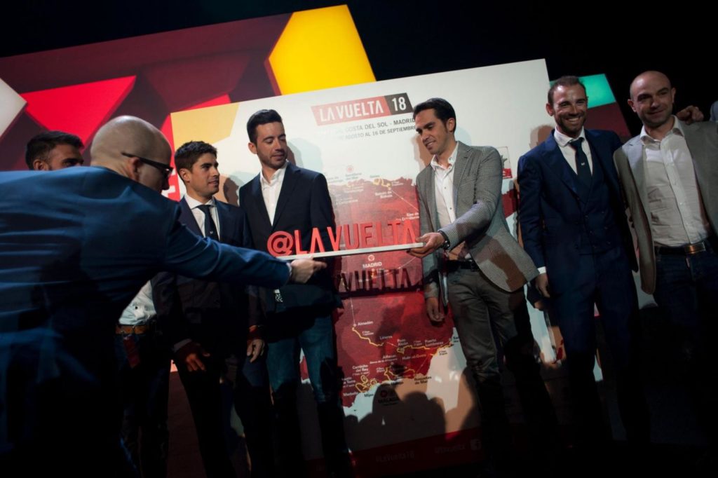presentazione della vuelta di spagna 2018