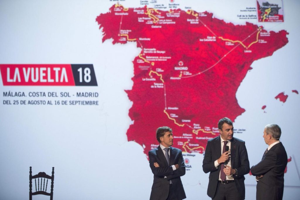 presentazione della vuelta di spagna 2018