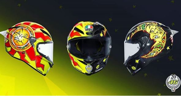 MotoGp - Valentino Rossi a Sepang con un casco speciale: il Dottore  festeggia i 20 anni con AGV Helmets [FOTO e VIDEO]