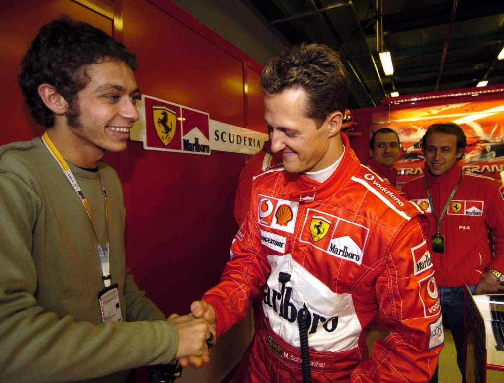 valentino rossi schumacher