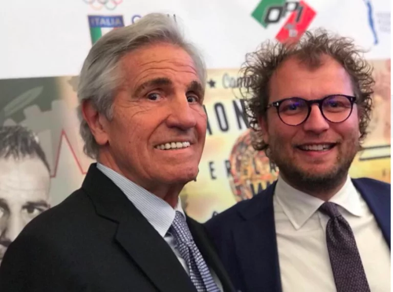 Nino Benvenuti con il Ministro Luca Lotti