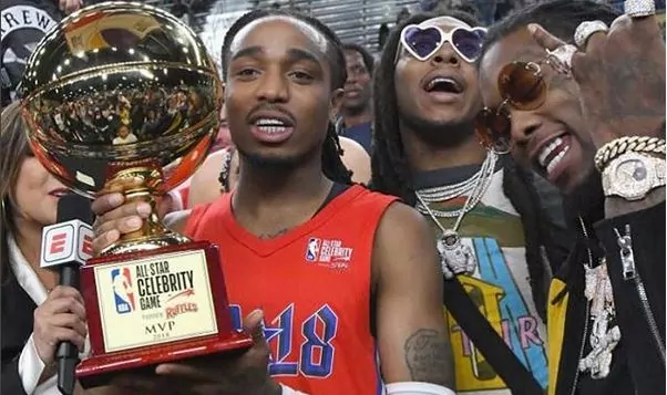 Quavo Rapper MVP All-Star Game 2018 Celebrity Game