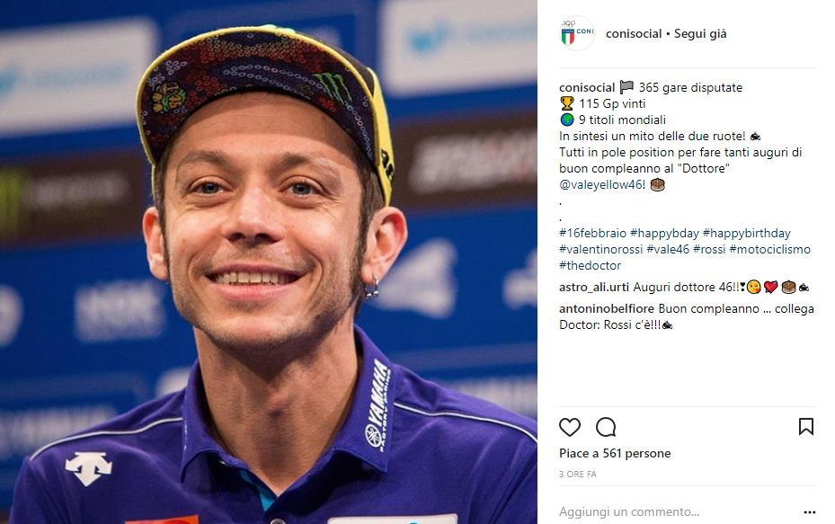 compleanno Valentino Rossi