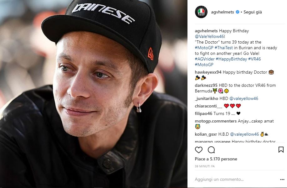 compleanno Valentino Rossi