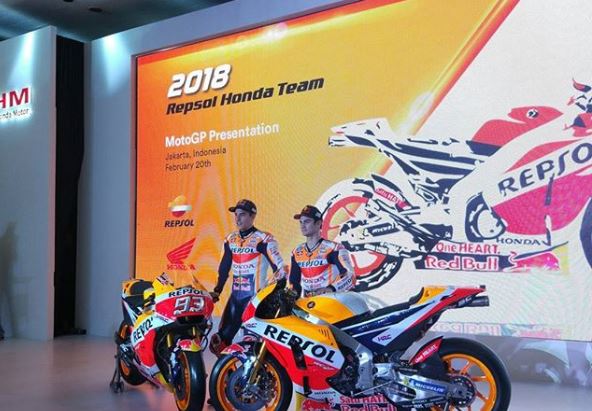 Presentazione Honda MotoGp Marquez Pedrosa