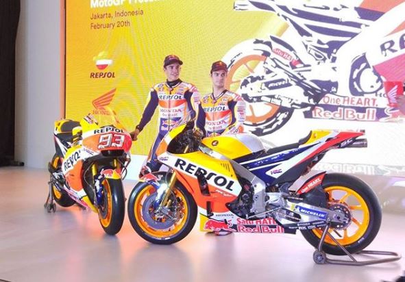 Presentazione Honda MotoGp Marquez Pedrosa