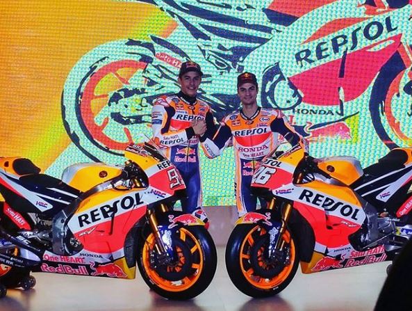 Presentazione Honda MotoGp Marquez Pedrosa