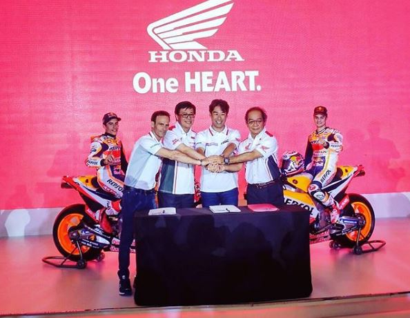 Presentazione Honda MotoGp Marquez Pedrosa