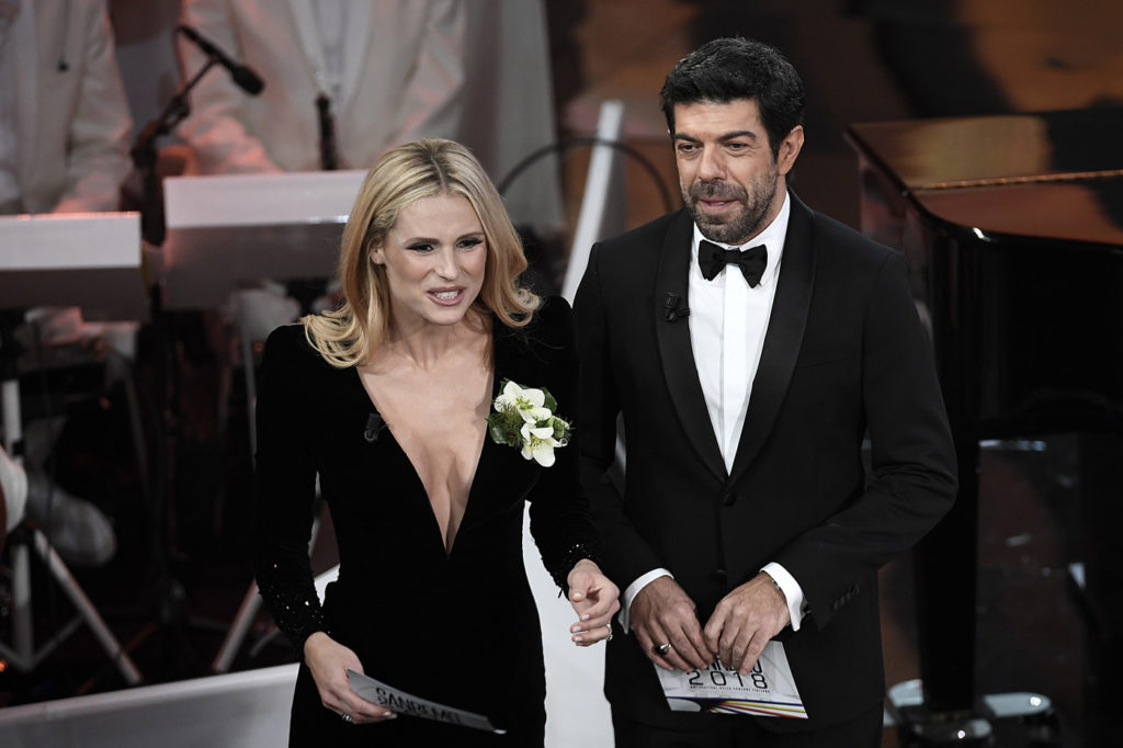 Abito Michelle Hunziker Sanremo