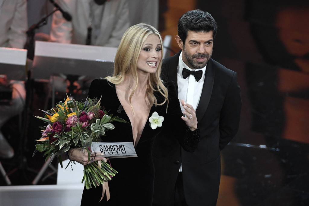 Abito Michelle Hunziker Sanremo
