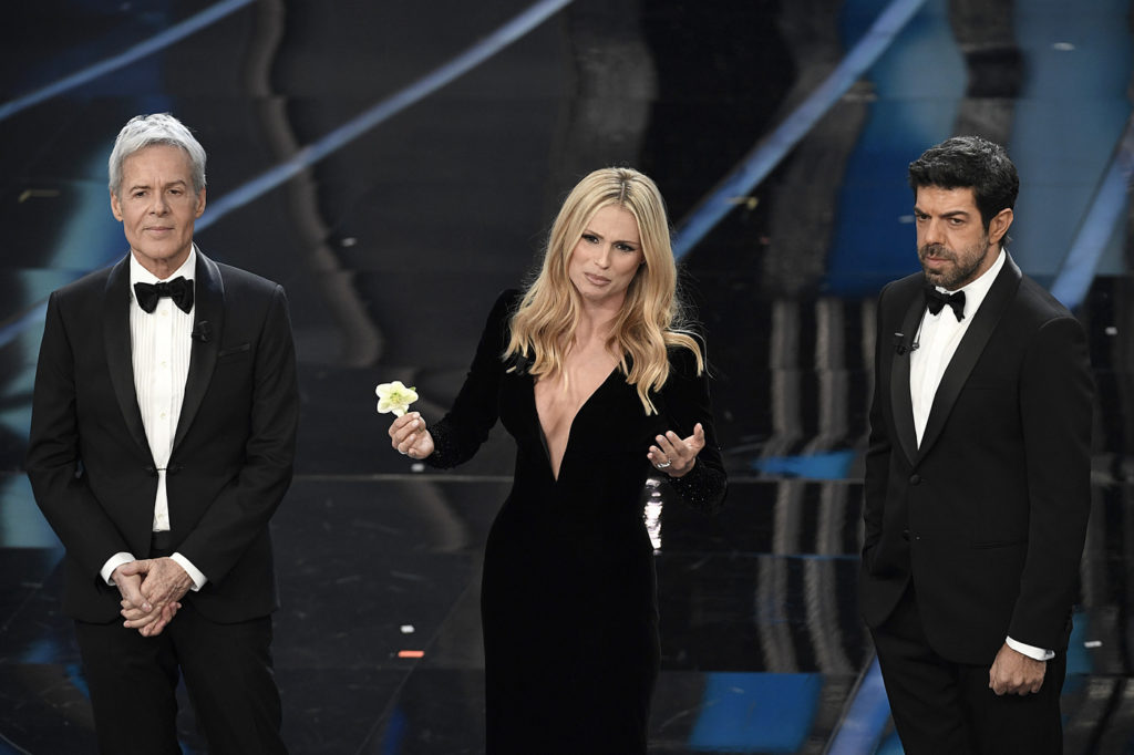 Abito Michelle Hunziker Sanremo