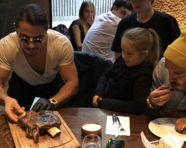 salt bae david beckham