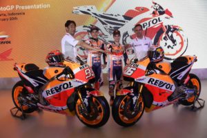Presentazione Honda MotoGp Marquez Pedrosa