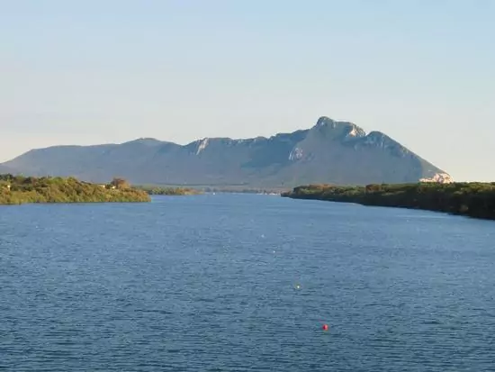 veduta del bacino di Sabaudia