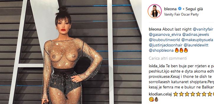 Bleona Qereti Vestito Oscar (1)