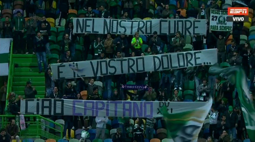 Striscione Sporting Astori
