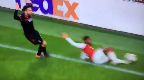 milan arsenal rigore