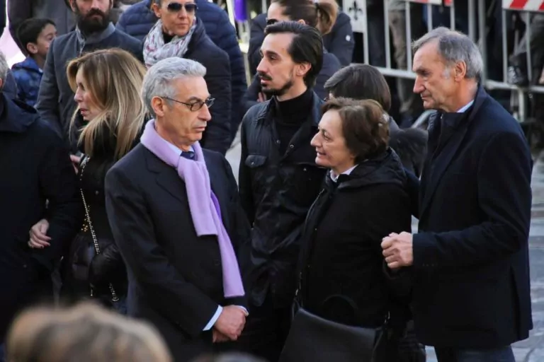 Funerali del capitano della Fiorentina Davide Astori nella basilica di Santa Croce