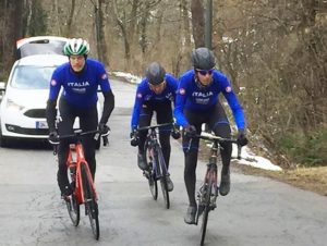 Nibali, De Marchi e Pellizotti
