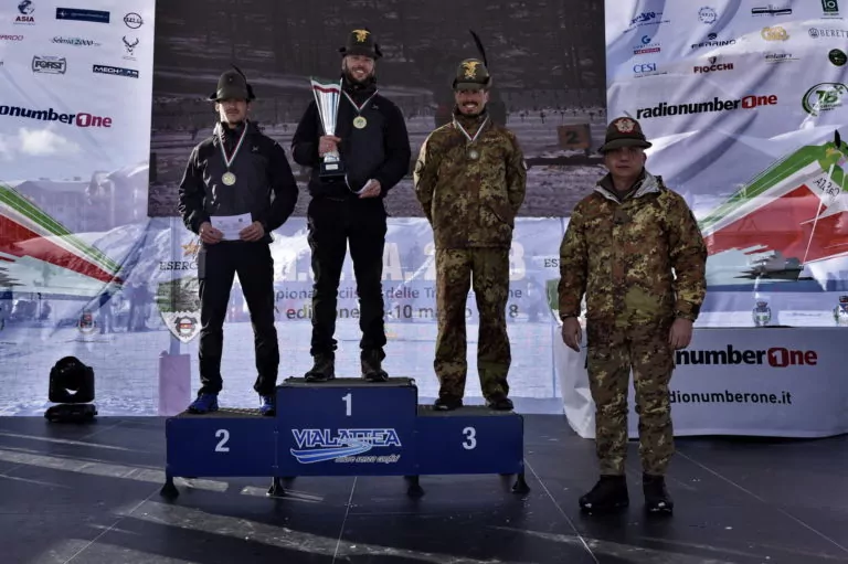 Premiazione Biathlon maschile