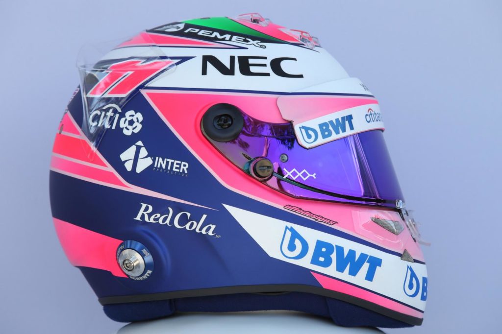 casco Sergio Perez