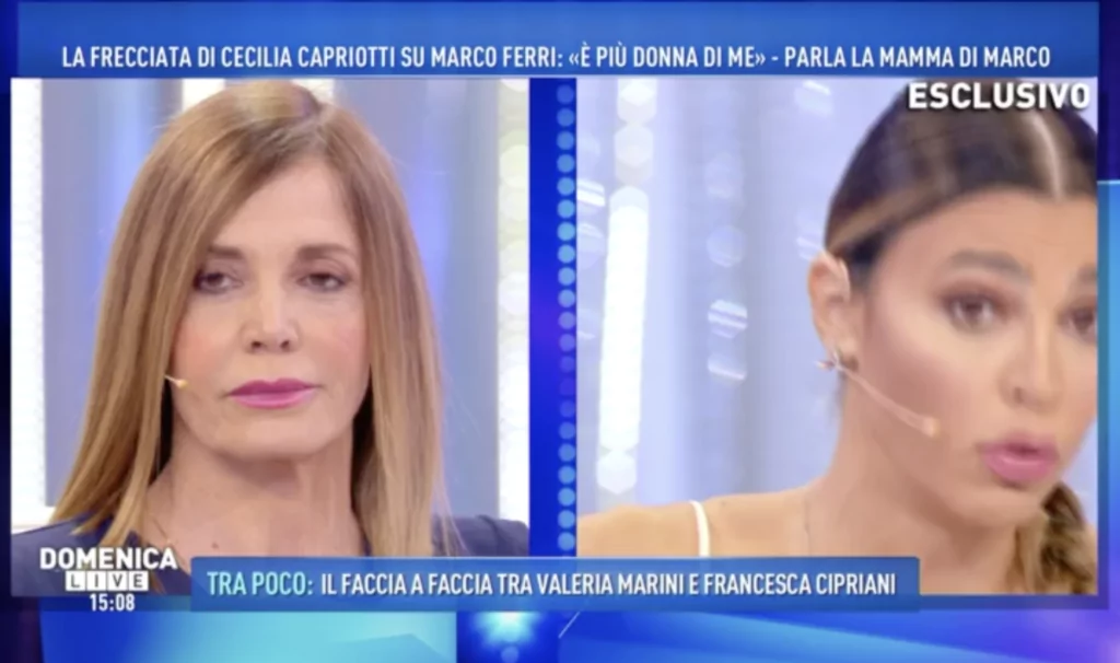 cecilia capriotti madre marco ferri