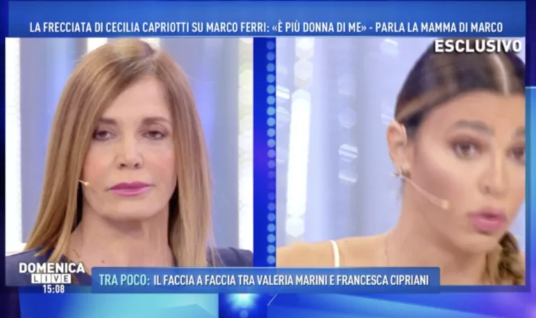 cecilia capriotti madre marco ferri