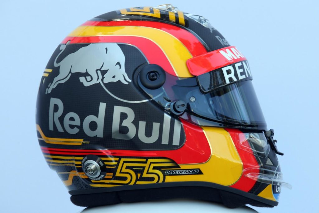 Casco Carlos Sainz