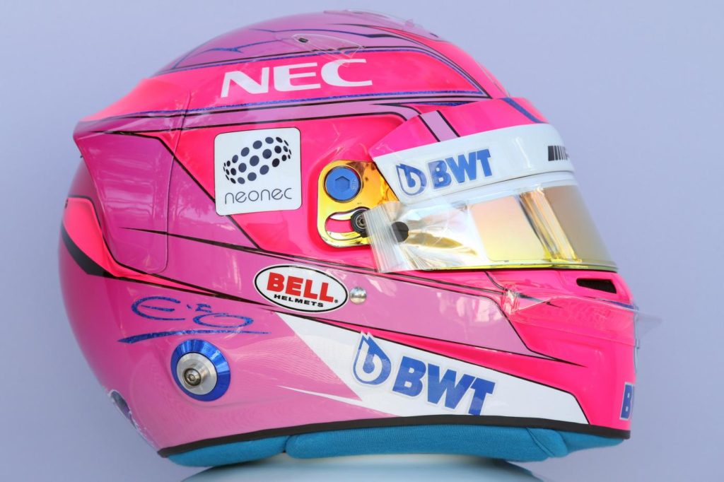 Casco Esteban Ocon