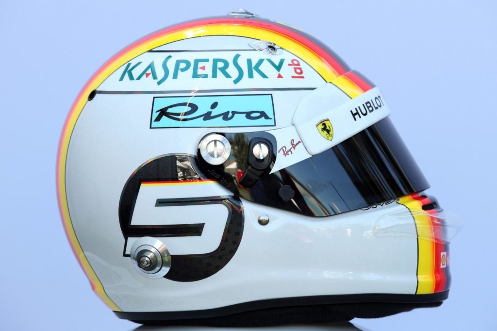 Casco Sebastian Vettel