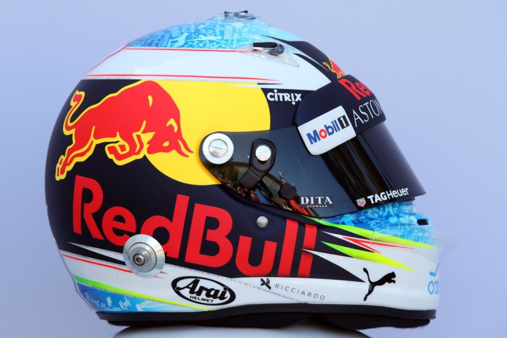 Casco Daniel Ricciardo