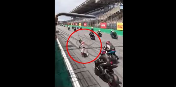 Danilo Berto incidente Pirelli Cup