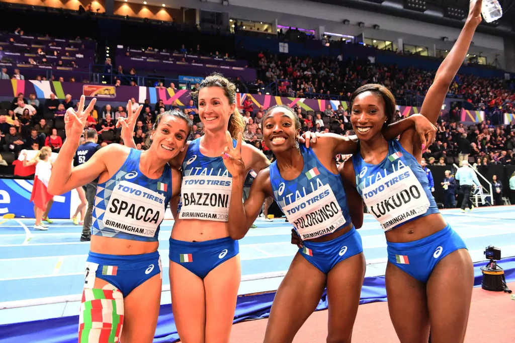 Staffetta azzurra 4x400 femminile