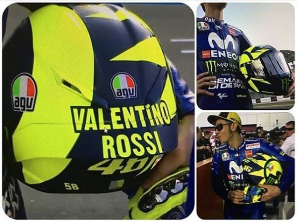 Casco Valentino Rossi