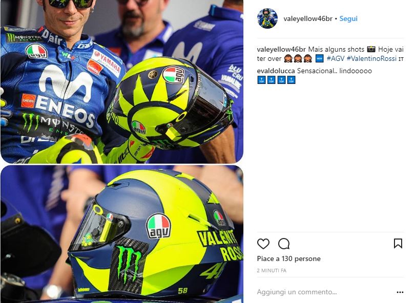Casco Valentino Rossi