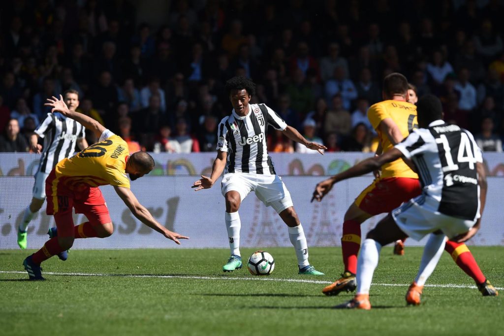 Benevento-Juventus cuadrado