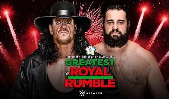 The Undertaker vs Rusev The Greatest Royal Rumble