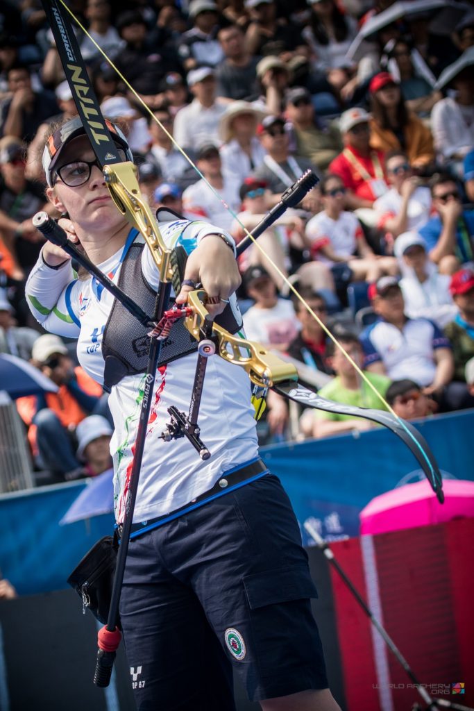 Vanessa Landi tiro con l'arco