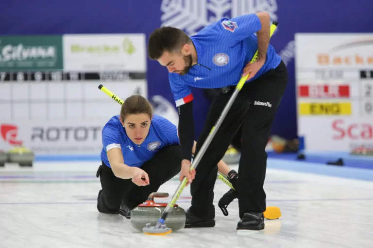 Curling mondiale doppio misto italia