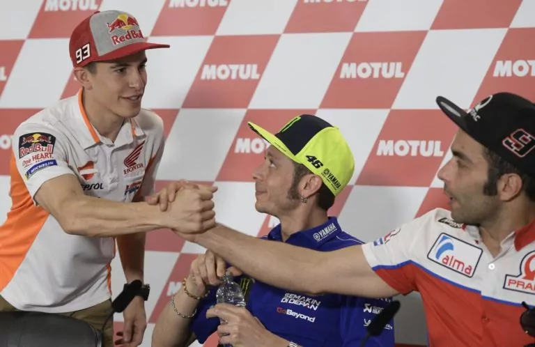Marquez Valentino Rossi Danilo Petrucci