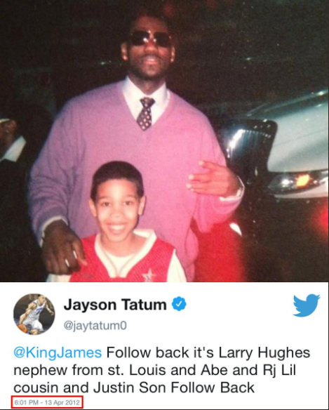 LeBron James e Jayson Tatum