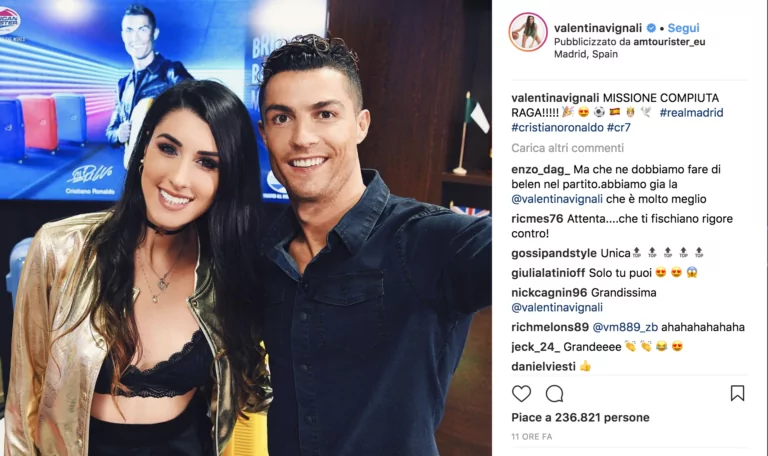 cristiano ronaldo valentina vignali