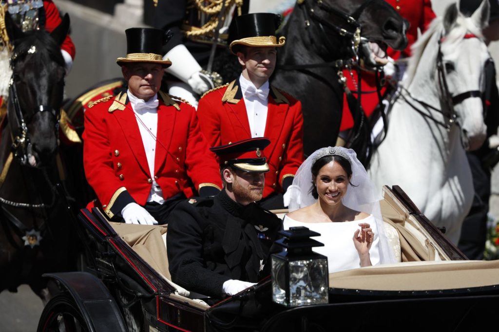 Harry e Meghan al castello di Windsor